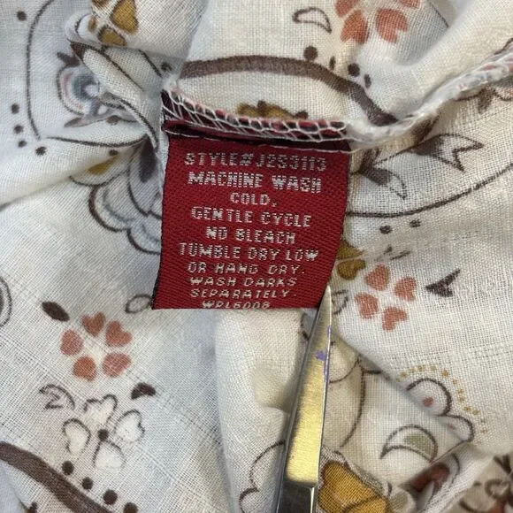 Panhandle Slim Womens XL White Paisley Western Rodeo Ranchwear Cowgirl Fit Shirt - Picture 15 of 16